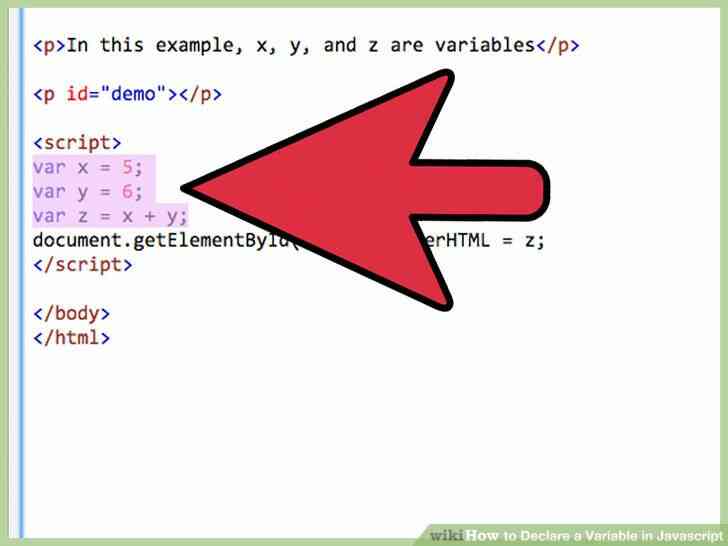 Image intitulée Déclarer une Variable en Javascript à l